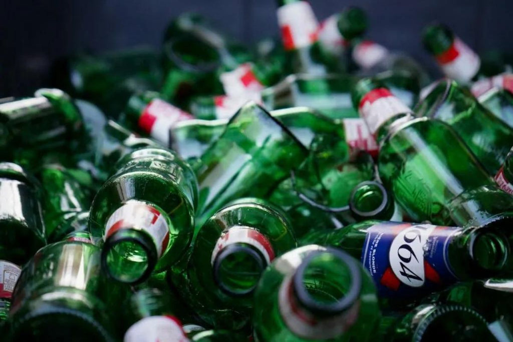  Glass recycling for bottles in Germany
