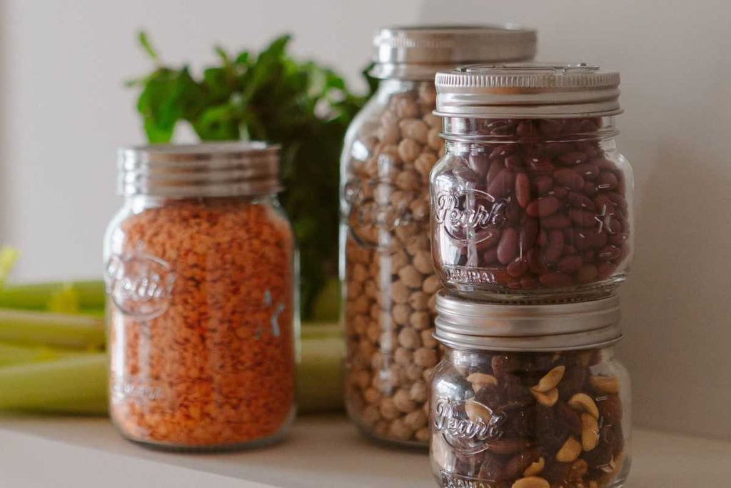 storage jars for small kitchen