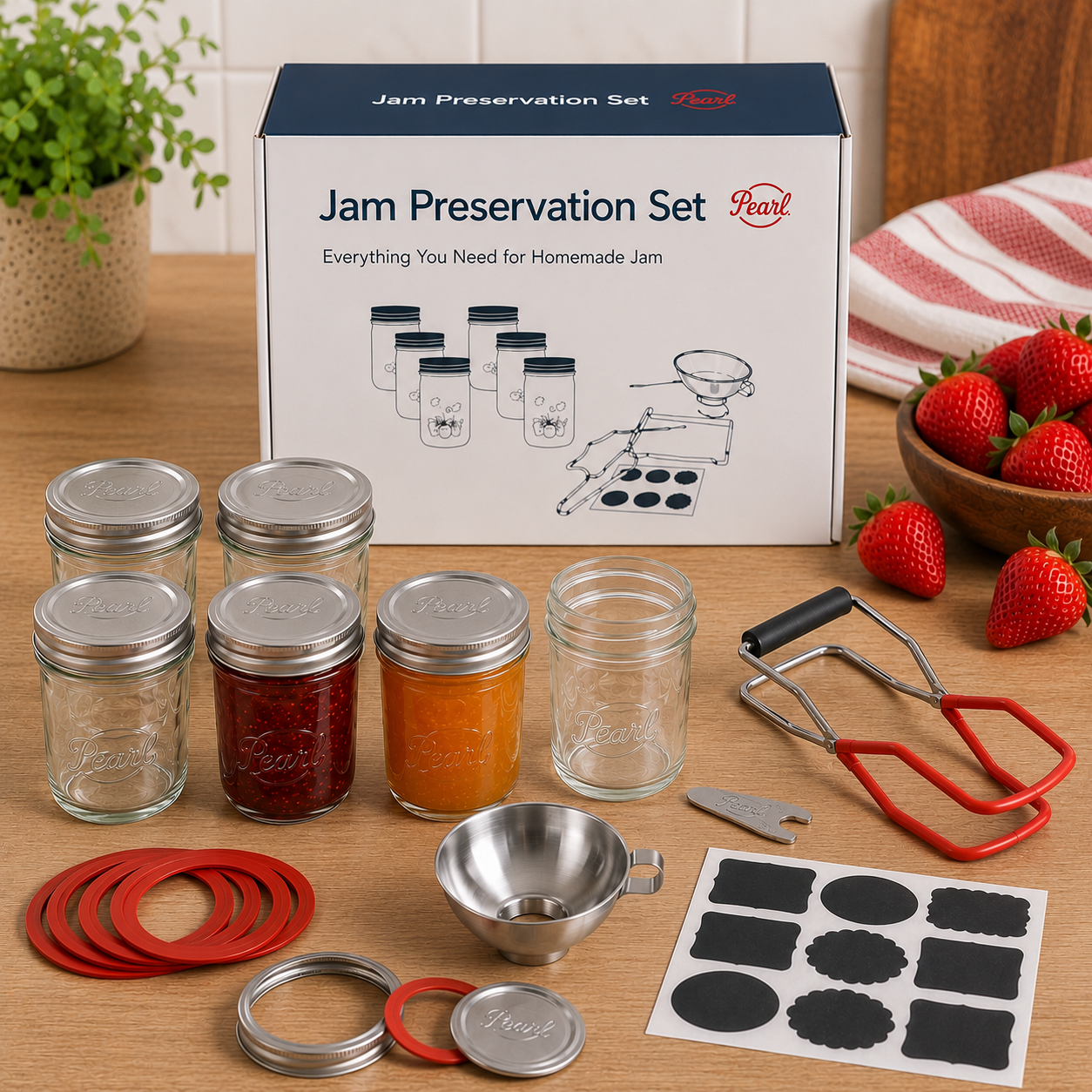 Set zur Marmeladenherstellung – Set aus 6